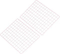 PATIKIL 18"x26" Wire Grid Panel, 2 Pack Board Photo Pictures Memo Display Grid Panels Hanging Organizer Wall Decorative Panel for Home Office Wedding, Pink