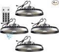 Lightdot Smart 250W LED High Bay Shop Light 37500lm Commercial Bay Lighting with Motion Sensor High Bay LED Light Plug and Play with Control- 4Pack 6Yrs Warranty