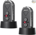 PANDAAR Doorbell Wireless for Home, Wireless Intercom System 4900ft Long Range,Two Way Intercom Doorbell with 3 Volume Levels,20 Ringtones,Intercoms for Home Classroom Business,2 Pack