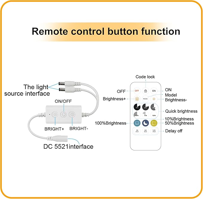Pandery COB LED Strip Lights Warm White,24V Dimmable led Light Strip KIT with Remote and app Control,2700K 50FT/15m 8mm Wide Ra>90 Cuttable Flexible Strip Lights forBedroom,Wardrobe,Cabinet