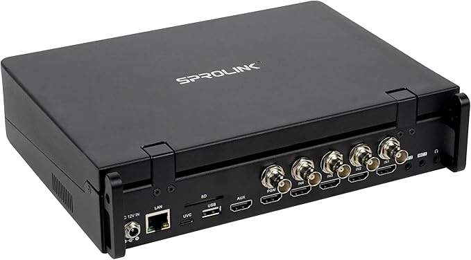 SPROLINK NeoLIVE N5S 5 Input Channels Video Streaming switcher Laptop Design with 10.1inch Screen, with Dual 4k inputs, Support MV and PGM outputs (Neolive N5S)