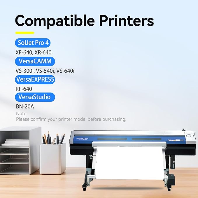FILLINK ESL4 Ink cartridges 220ml Compatible for Roland Eco-Sol MAX2 MAX 2 ESL4 Ink Cartridge for RF-640 VS-300i VS-540i VS-640i XF-640 XR-640 Printer (1BK,1C,1M,1Y-4pk 220ml)
