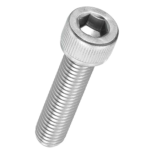Kozelo 12pcs Socket Head Cap Screws - [M10-1.5 x 40mm] 304 Stainless Steel Allen Socket Drive for Electrical Motor 3D Printing Fan Engine Replacement Use, Silver