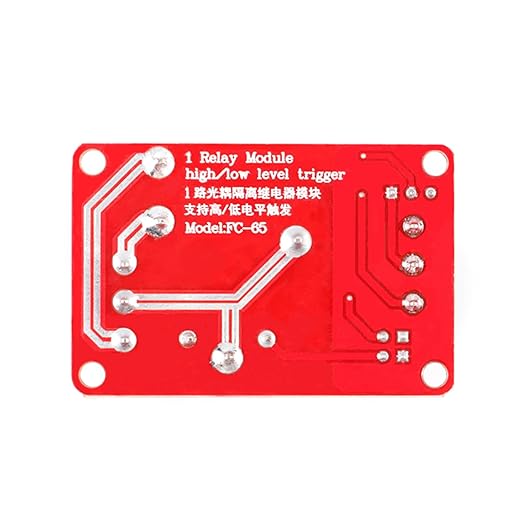 JESSINIE 24V 30A Relay Module, 1 Channel, Optocoupler Isolation, High/Low Trigger for Automation Control