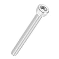 Kozelo 30pcs Socket Head Cap Screws - [M2.5-0.45 x 28mm] 304 Stainless Steel Allen Socket Drive for Electrical Motor 3D Printing Fan Engine Replacement Use, Silver