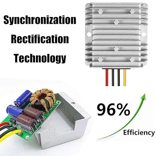12V 240W DC-DC Converter Voltage Regulator, Step Down 24V to 12V 20A, Waterproof Module Power Supply for Golf Cart Accessories, Club Car Transformer