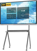 TouchWo 55" Touchscreen Monitor Smart Board, 4K Interactive Presentation Electronic Whiteboard with Android 13, Digital Signage Display for Office, Classroom,RAM 4GB+ ROM 32GB