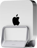AFOOYO Mac Mini Stand, ABS Vertical Holder - Universal Fit for Mac Mini 2010-2024 M1 M2 M4 Pro, Compatible with Laptop & Mini PC (Gray)