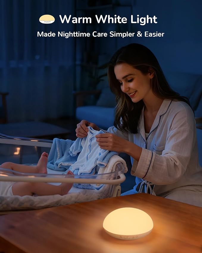 TOZING Baby Night Lights for Nursery – Portable Night Light with Minimalist Design, Nursery Night Light for Breastfeeding, Memory & Timer Modes, Ultra-Long Battery Life
