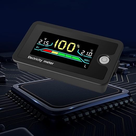 8-100V Battery Monitors Digital Capacity Tester Car Charging Levels Indicators Batteries Power Indicators Battery Capacity