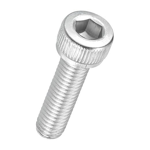 Kozelo 50pcs Socket Head Cap Screws - [M5-0.8 x 18mm] 304 Stainless Steel Allen Socket Drive for Electrical Motor 3D Printing Fan Engine Replacement Use, Silver
