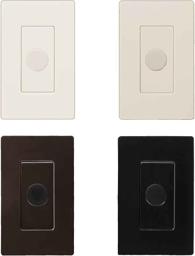 OSD Audio 300W Sleek, Modern, Minimalist Design in Wall Volume Control, Rotary Knob White Impedance Matching SLK300