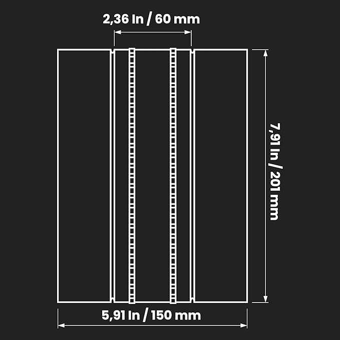 Repa Market 8" Inch Flexible Vibration And Noise Reducing Coupler - Female Fit Duct Connector – Galvanized Steel Coupling for Joining Two Male Duct Fittings – HVAC Ventilation Inline Joint