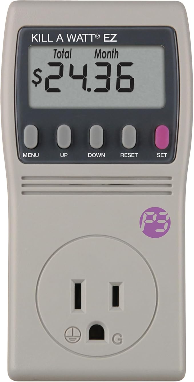 P3 International P4460 Kill A Watt EZ Electricity Usage Monitor , grey