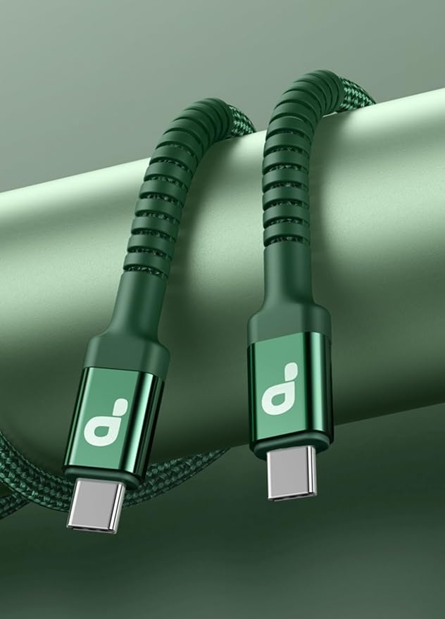 USB C Cable Fast Charging 10FT, 2Pack USBC to USBC Cable, iPhone 16 15 Charger Long Type C Nylon Braided USB-C Charger Cord for iPhone 17/16/15/Pro Max/Plus/Samsung Galaxy S23/LG and More-Green