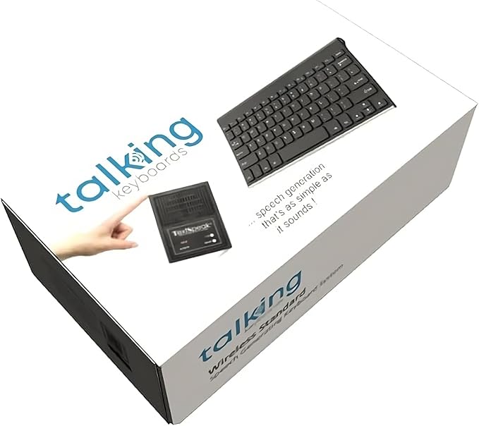 Talking Keyboards The Wireless Standard - AAC Device for Speech Therapy and Assistive Speaking - AAC Communication Device for Non-Verbal Adults, Speech Impaired Individuals, Post-Operative Patient