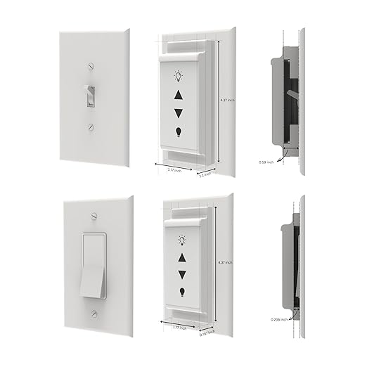 zunzunbee Slate Switch – Zigbee 3.0 Smart Wall Button Remote, Works with SmartThings, 8 Programmable Touch Buttons, Battery Powered, Includes Temperature Sensor