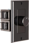 OSD Audio 300W in Wall Volume Control Impedance Matching for Home Speakers, Rotary Knob Black SVC300
