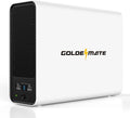 GOLDENMATE 1000VA/600W Lithium UPS Battery Backup and Surge Protector, Sinewave UPS System with LiFePO4 Battery(153.6 Wh), 2025 Upgraded Pro Ver. with Communication Port, 8 Outlets, LCD Display, White