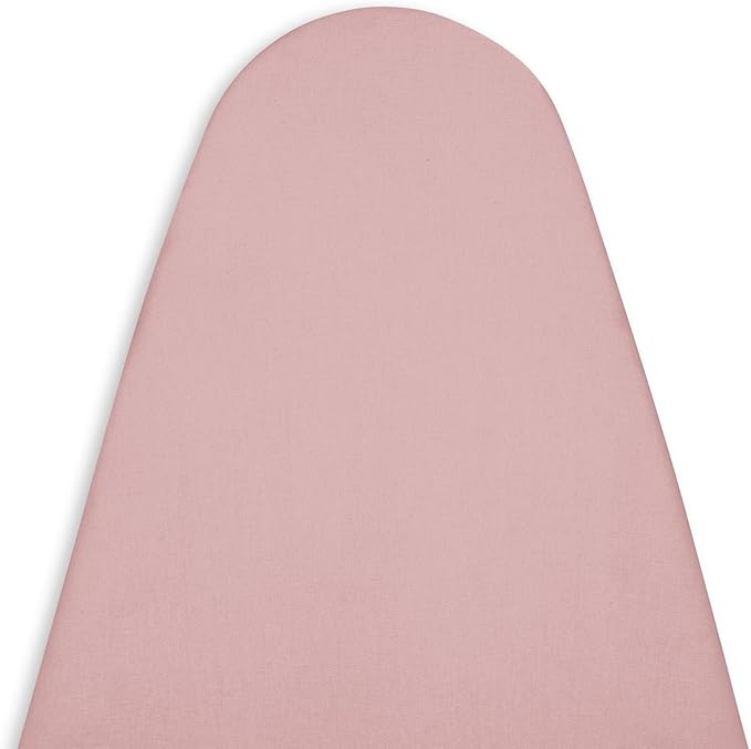 Encasa XO Ironing Board Cover and Pad 42"x14" - 4mm Felt Medium Iron Board Cover with Padding - Heat Resistant, Stain-Safe Dye, Non Slip Elastic Bungee Cord Tightening Iron Table Cover Mauve