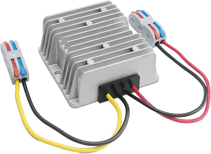 DC 24V Step Down to 12V 30A 360W Converter Regulator Waterproof Buck Power Supply Reducer Regulator Transformer Voltage Module for Golf cart Club car