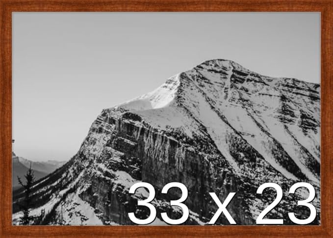 Frame It Easy 33 x 23 Russet Wood Frame (Derby)