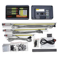 FASTTOBUY 5um Precision 3 Axis DRO Kit Digital Readout 10"+22"+28" TTL Linear Glass Scale, 250mm+550mm+700mm Linear Glass Scale