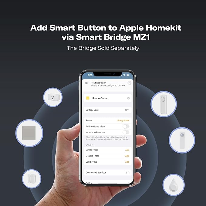 THIRDREALITY ZigBee Smart Button Red, 3-Way Remote Control, Require Zigbee hub, Work with SmartThings, Aeotec, Hubitat, Home Assistant, Third Reality Hub, Battery Included.