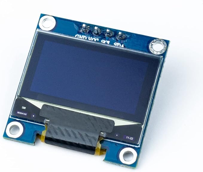 Hosyond 5 Pcs 0.96 Inch OLED I2C IIC Display Module 12864 128x64 Pixel SSD1306 Mini Self-Luminous OLED Screen Board Compatible with Arduino Raspberry Pi (Blue)