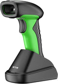 NETUM 2D QR Industrial Bluetooth Barcode Scanner with Charging Dock, Upgraded Wireless 2D/1D Bar Code Reader, 2600mAh Battery, Drop Dust WaterProof, Hands-Free for Windows, Mac, Android, iOS (RD-1950)