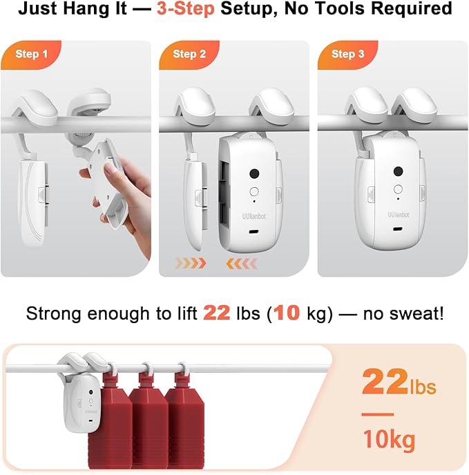 Automatic Curtain Opener - Gifts for Women and Men, Smart Curtain Opener with Remote for Roman/U/T Rails, Bluetooth Curtain Opener with App/Timer, Compatible with Alexa and Google Home