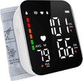Greetmed Wrist Blood Pressure Monitor Automatic Talking Wrist Blood Pressure Cuff Digital Full Screen LED Display Bp Machine Adjustable Bp Cuff Voice Broadcast Health Care for Home Use