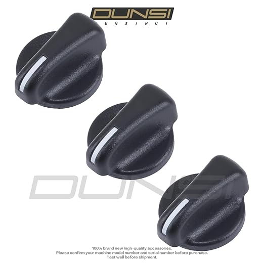 DUNSIHUI 3Pcs AC Heater Climate Control Blower Fan Knob Switch 5011218AC Compatible with Ram 1500 Ram 2500 Ram 3500 Van Wrangler