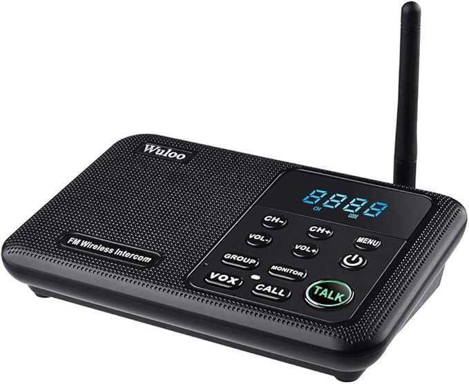 Expandable for Wuloo Intercoms Wireless for Home WL888, 1 Mile Range 22 Channel 100 Digital Code (Only 1 Unit for Expandable The Original intercom System, CAN NOT Work Without Other Units)