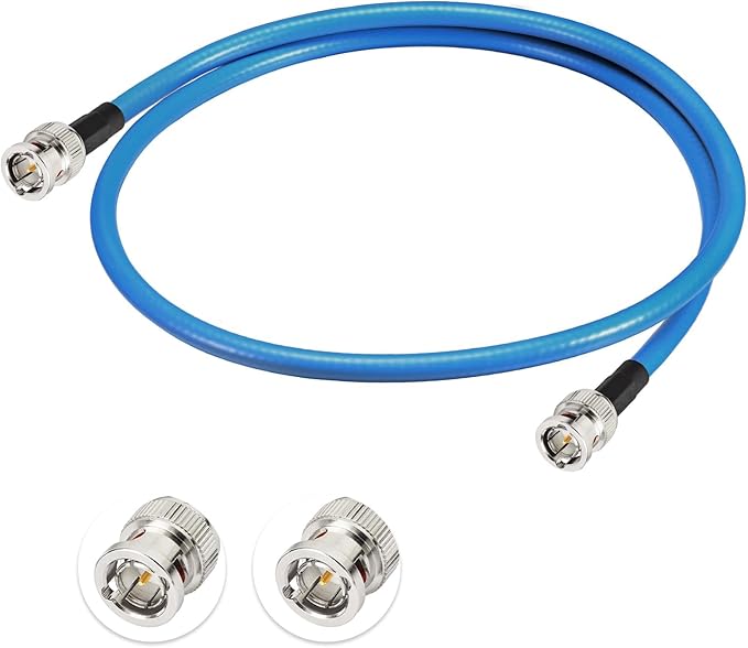 Superbat SDI Cable 3ft BNC Cable 3G/6G Belden 1694A,Supports HD-SDI/3G-SDI/6G-SDI/4K/8K Video Camera,Precision BNC Video Cable 75 Ohm (1Pcs)