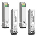 OPSTRAN 10GBASE-SR SFP+ Optical Transceiver Module Compatible with Fortinet FN-TRAN-SFP+SR FS-TRAN-SFP+SR FG-TRAN-SFP+SR 850nm 300m DDM Duplex LC MMF 4 Pack