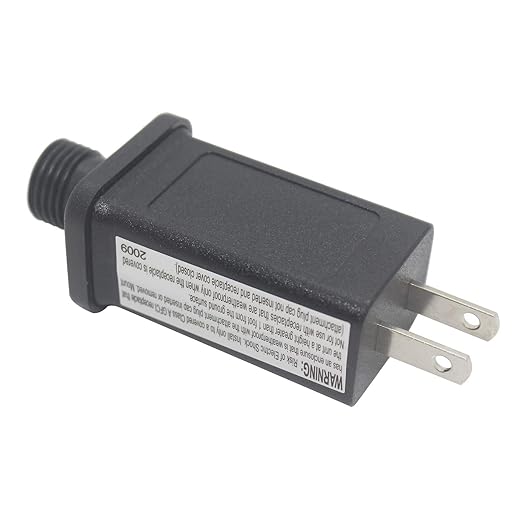 4.5V LED Controller LED Transformer Class 2 Power Supply, IP44 Waterproof Low Voltage Transformer US Plug for Christmas Light, String Light (4.5V 0.6A 2Packs)