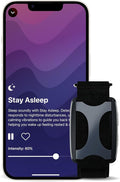 Apollo Neuro Wearable & 12-Month SmartVibes AI Membership – Sleep Aid & Stress Relief Device | Fall Asleep Faster, Sleep Longer & Deeper | Boost Focus, Relaxation & Calm (Stealth)