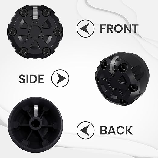 2nd Gen Tacoma Accessories AC Knob Upgrade - 2005,2006,2007,2008,2009,2010,2011,2012,2013,2014,2015 Tacoma Climate Control Dial Mods Set - 2nd Gen Tacoma Mods - for Toyota Interior Replacement Kit