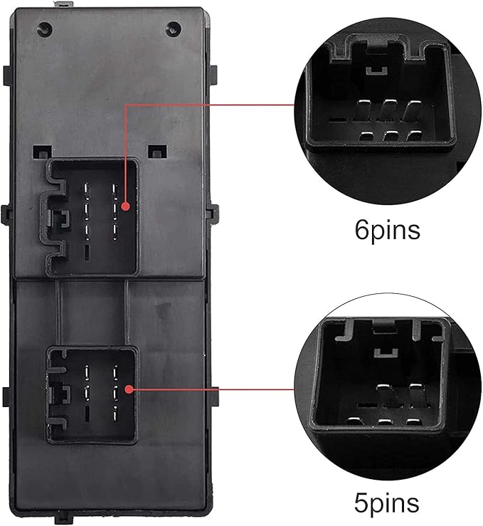 1L2Z14529BA Driver Side Power Master Power Window Switch Compatible with 2002-2004 Ford F250 F350 F450 F550 Super-Duty, 2002-2003 Explorer, 2002-2005 Excursion & Mercury Mountaineer