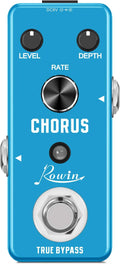 Rowin Analog Chorus Pedal for Electric Guitar Bass True Bypass LE-304