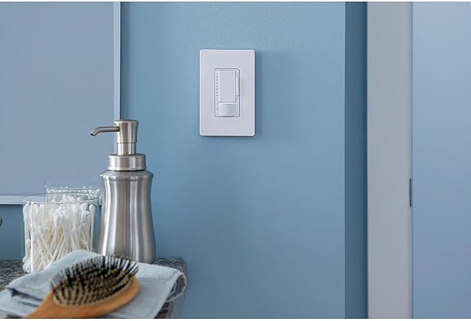 Lutron Maestro Motion Sensor Light Switch Indoor for Bathroom, Garage, Laundry Room, Closet, Occupancy Sensor Light Switch, Single-Pole, No Neutral, MS-OPS5M-IV
