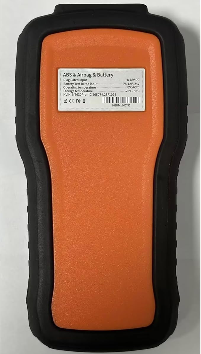 2026 FOXWELL NT630 Pro 2-in-1 ABS SRS Scan Tool & Battery Tester, OBD2 Scanner with 12V Battery Load Analyzer(100-3000CCA), ABS Bleed, BMS/Oil/SAS/EPB Reset, Live Data, Upgraded from NT630 Plus