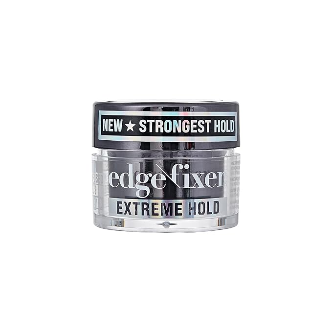 Red by Kiss Edge Fixer Extreme Hold, Strong Edge Control with 24-Hour Hold, Infused with Biotin for Nourishment & Hydration, No Flaking or Oily Residue (1.01 Fl.oz.)