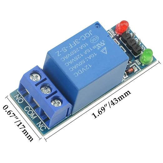 XINGYHENG 10PCS One Channel Relay Module 12V Low Level Trigger Expansion Plate Load Controlled Switch Module for Industrial Automation Process