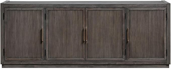 Liberty Furniture Modern Edge 77 Inch TV Console for Living Room - Caffe