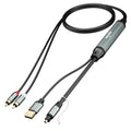 Adoreen Unidirectional 2 RCA Input to SPDIF/Toslink Output Optical Adapter Cable 10 Ft, Analog to Digital Audio Converter, 48Khz/96Khz for Turntable CD DVD to Soundbar TV Home Theater System