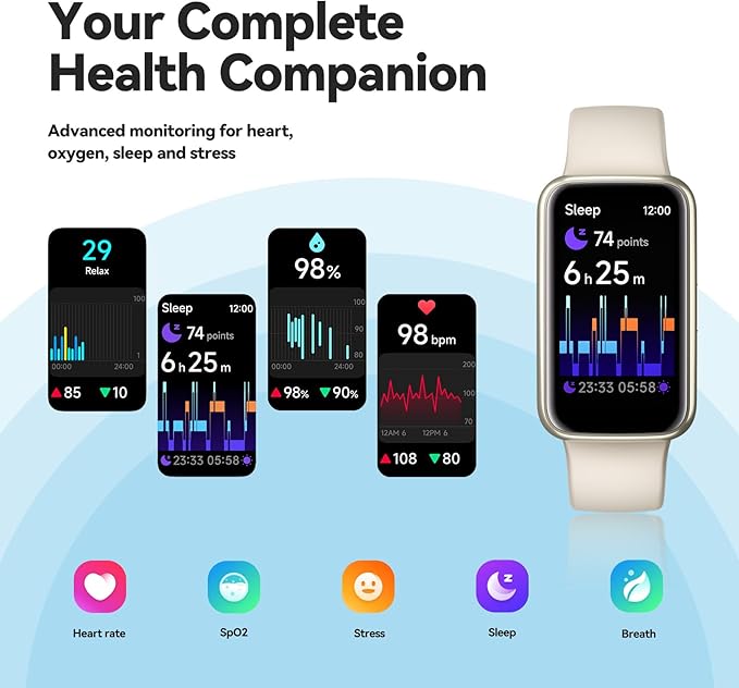 Enfit Fitness Trackers,Smart Watch with 1.47" Color Screen,100+Sport Modes Fitness Watch with Heart Rate Sleep Monitor,Pedometer Step Counter Watch,3TAM Waterproof Activity Trackers for Women Men, BGE
