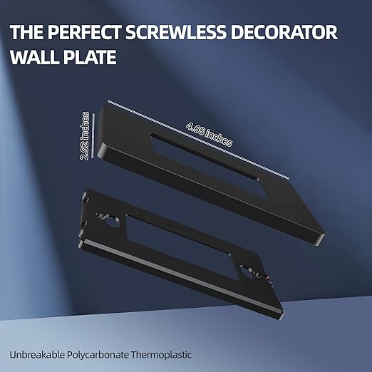 ThunderWay Matte Black 3 Way Decorative Light Switch with Plate, 15 A 120/277 V Rocker Paddle Wall Switch Replacement, Self-Grounding, Residential Grade, Wall Plate, UL Listed (20 Pack)