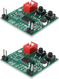 Create idea 2Pcs 35s Recordable Voice Module DIY Sound Recording Chip with LED Indicator Supports External Flash Greeting Card Box Sound Player